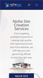 Mobile Screenshot of nichesitecreations.com